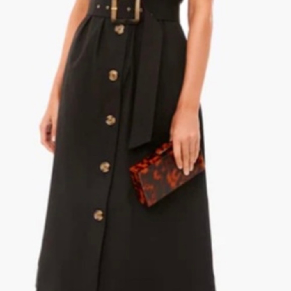 Tuckernuck sleeveless belted cotton dress